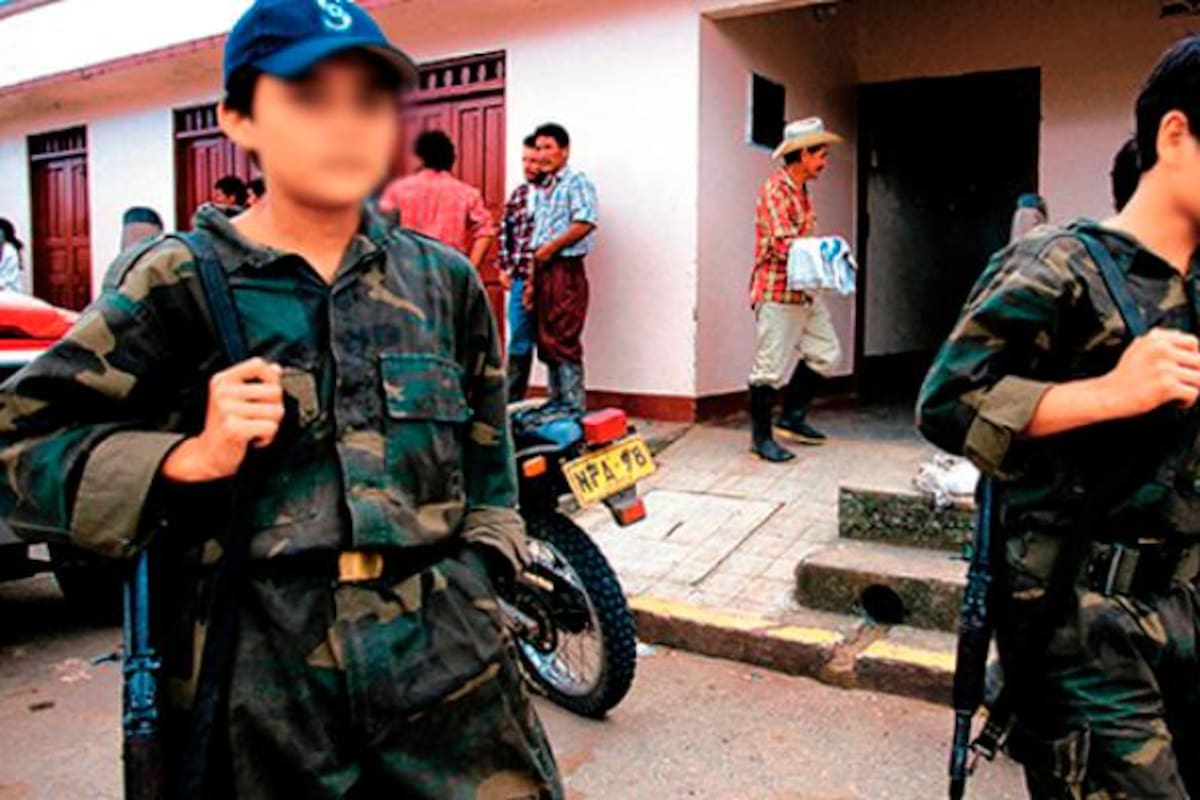 Cifra inquietante: 184 niños fueron reclutados por grupos armados en 2023