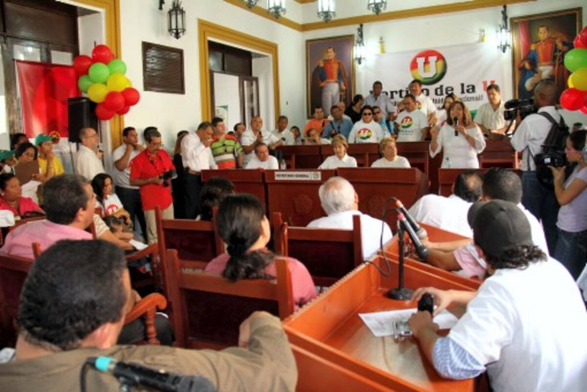 El partido de la U, además del aval a la candidata a la Gobernación, entregó otros a aspirantes a Alcaldías Municipales AROLDO MESTRE