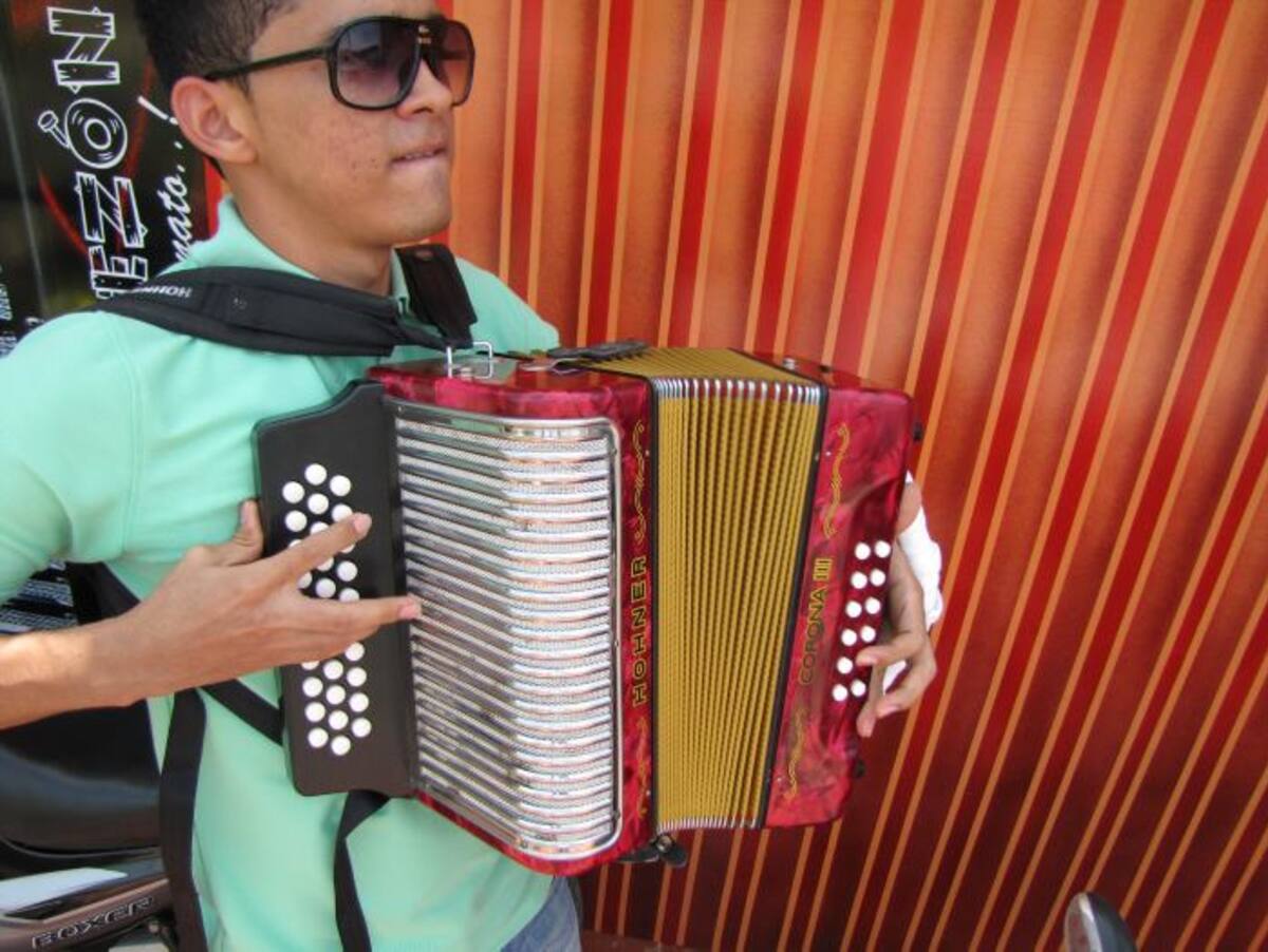 José Miguel Padilla, ganador en acordeón aficionado. JULIO CASTAÑO BELTRÁN- EL UNIVERSAL