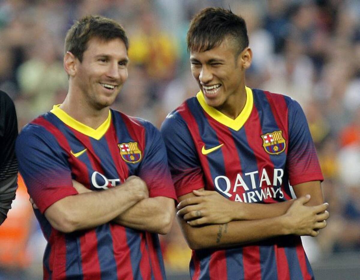 Lioner Messi y Neymar Jr. AFP QUIQUE GARCIA