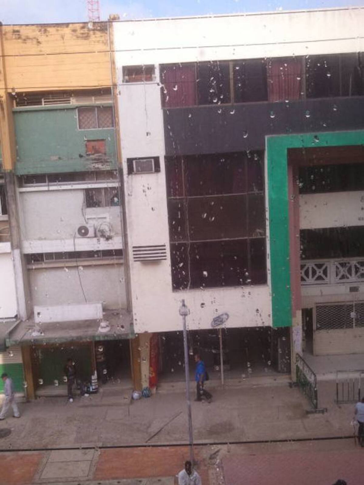 Reporte de lluvia en el Centro. Cortesía @daresa1606