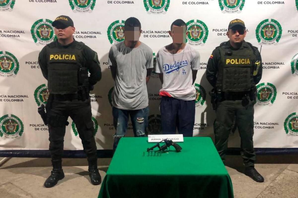‘El Negro’ y ‘Julián’ iban a robar moto, pero cayeron en operativo policial