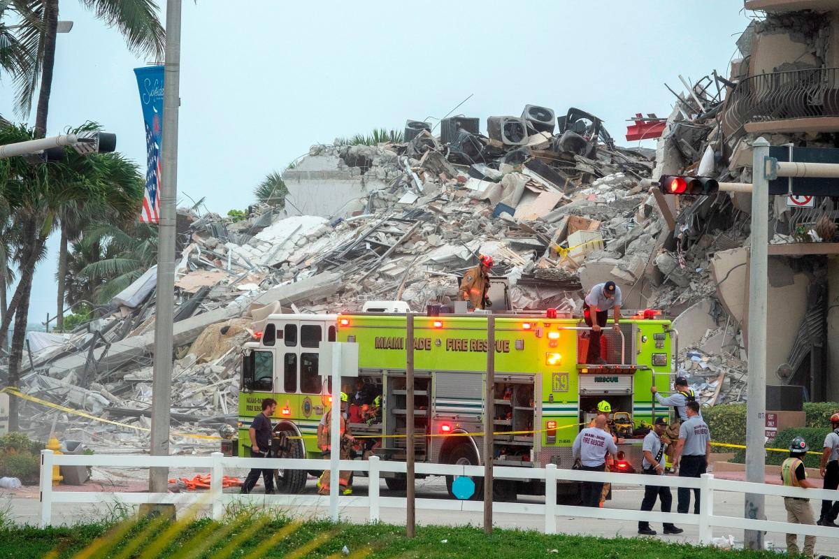 Seis colombianos residían en edificio que se derrumbó en Miami