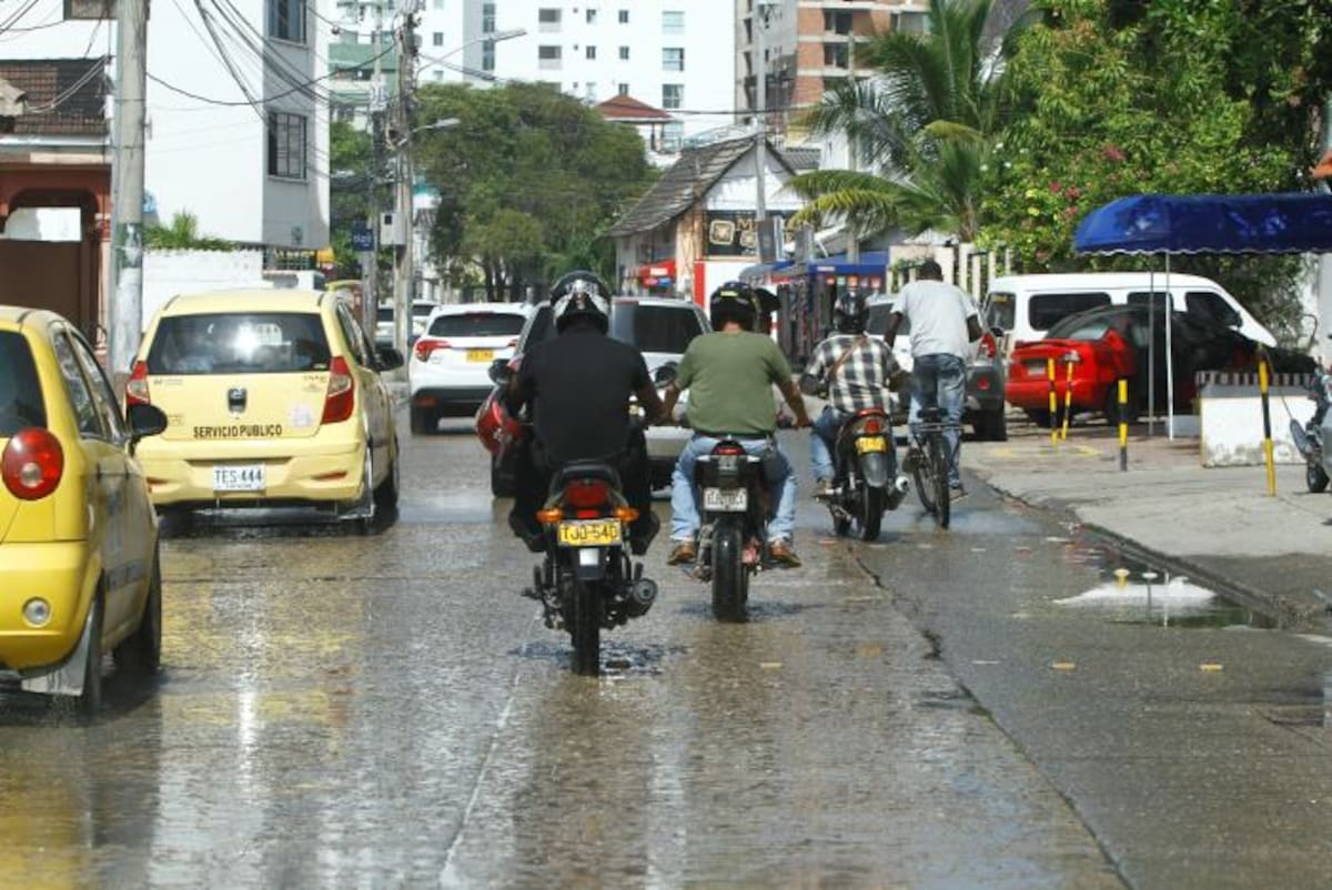 La restricción a las motos con parrillero aplica en Manga, Bocagrande, Castillogrande, El Laguito, Pie de La Popa, El Cabrero y Crespo Julio Castaño-El Universal