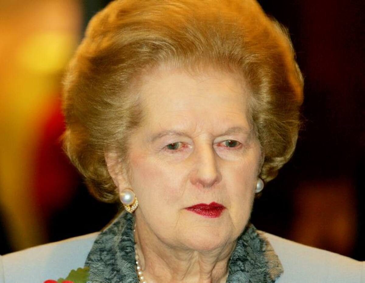 Margaret Thatcher. Archivo.