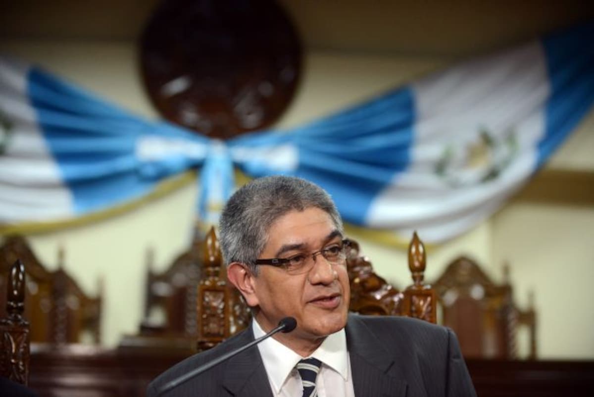 Martín Guzmán, secretario de la Corte de Constitucionalidad de Guatemala. AFP JOHAN ORDONEZ