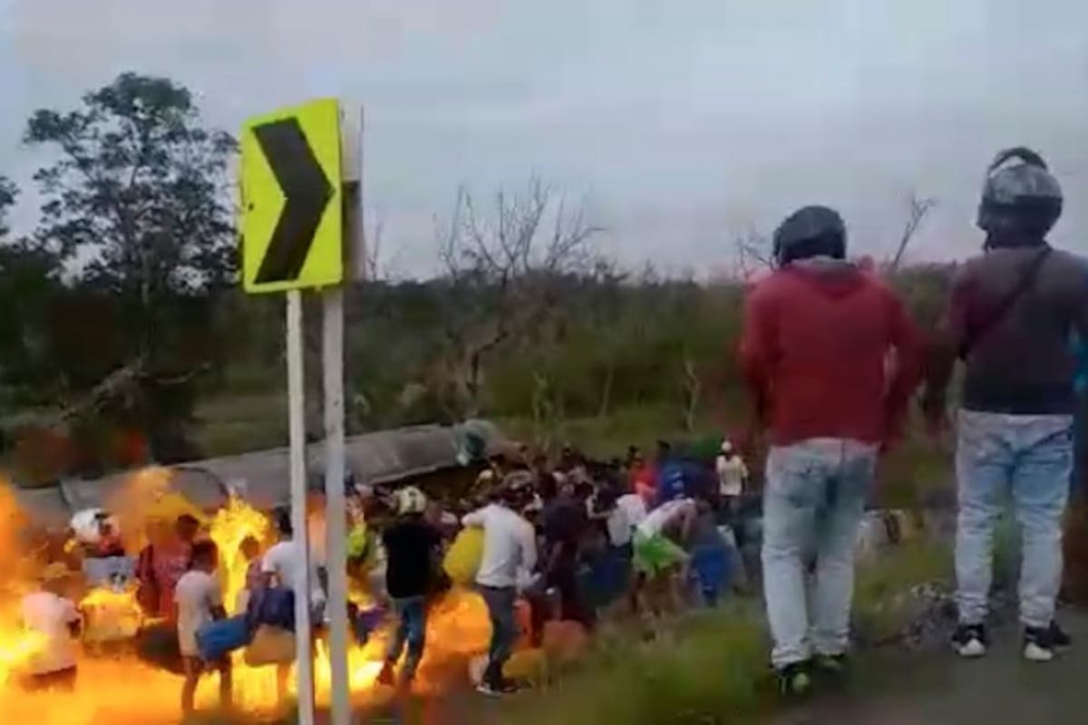 Accidente en Tasajera se habría producido porque se atravesó un caimán