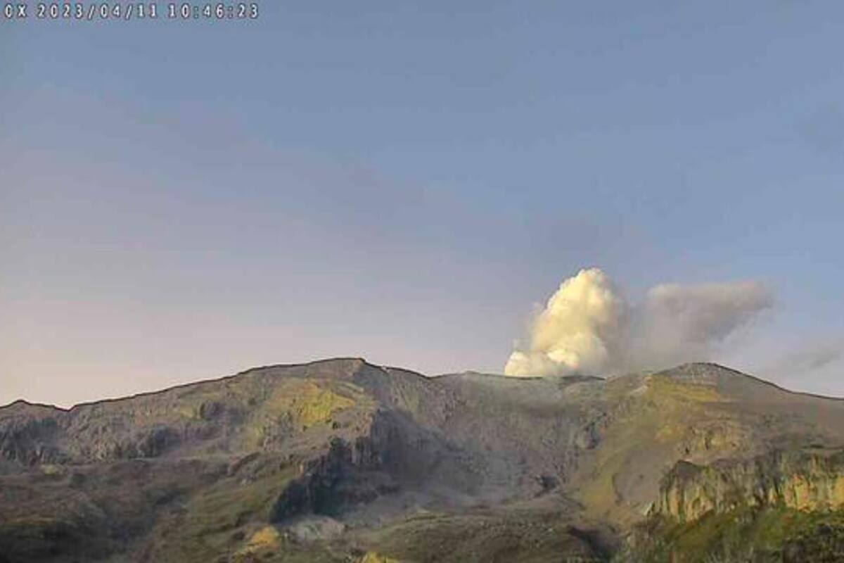 Actividad sísmica del volcán Nevado del Ruiz disminuyó entre viernes y sábado