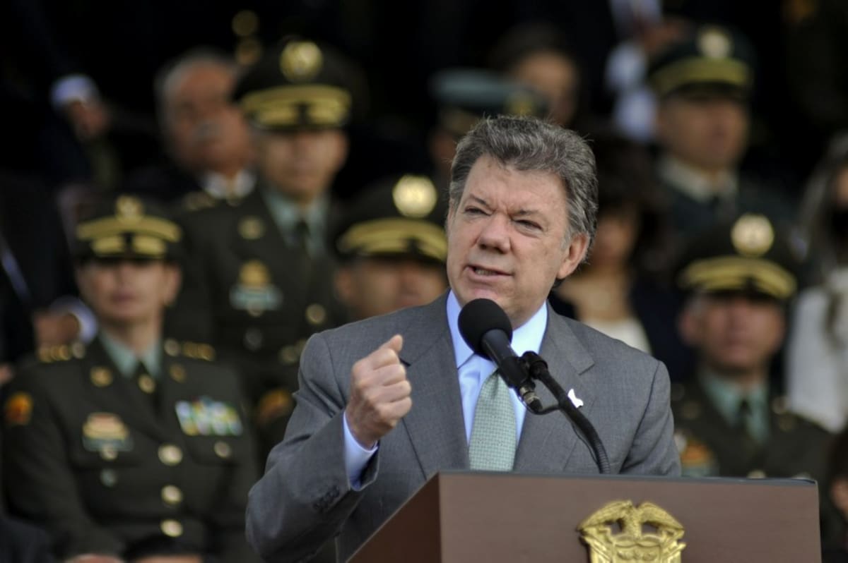 Juan Manuel Santos AFP GUILLERMO LEGARIA