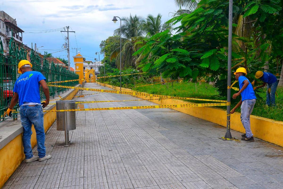 Comenzaron obras de mantenimiento al Parque Centenario