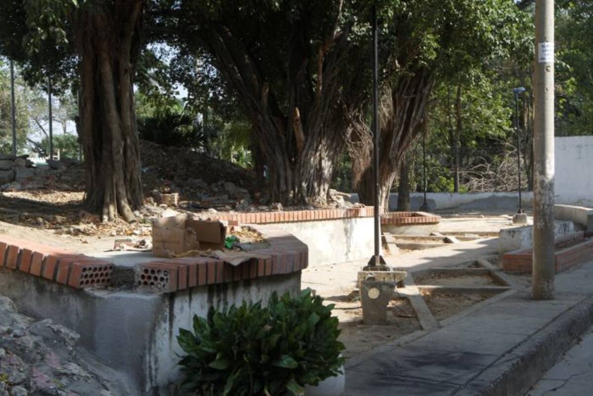 Las obras, en las que la Alcaldía de la Localidad invirtió 53 millones 980 mil pesos, se retomarían el próximo lunes. JULIO CASTAÑO-EL UNIVERSAL