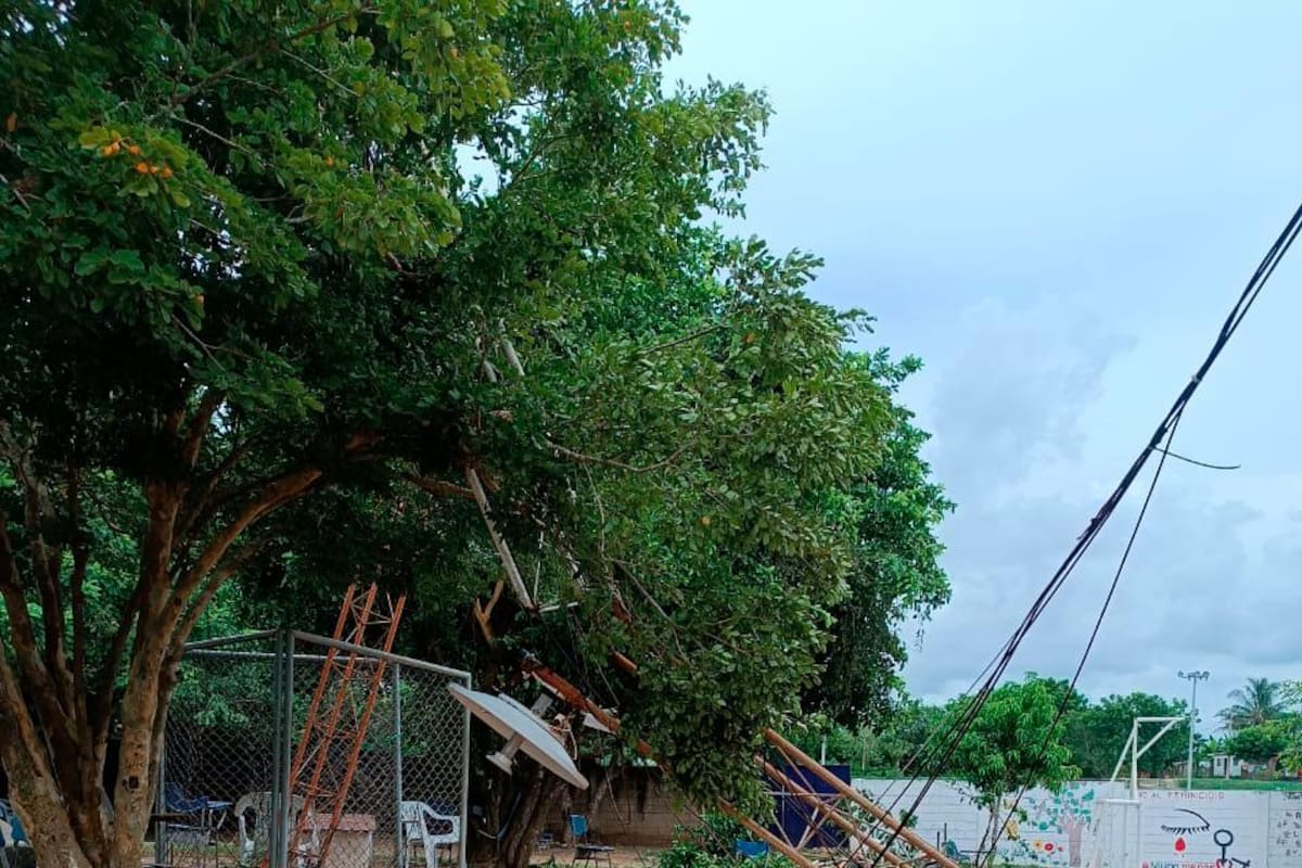 ¡Tragedia! Una niña muerta y otra herida tras desplome de antena en colegio