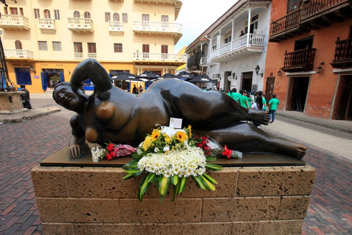 Fotos: así despiden Cartagena y Colombia a Fernando Botero