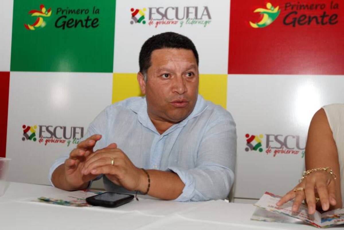 Manuel Vicente 'Manolo' Duque, alcalde de Cartagena. Julio Castaño-El Universal