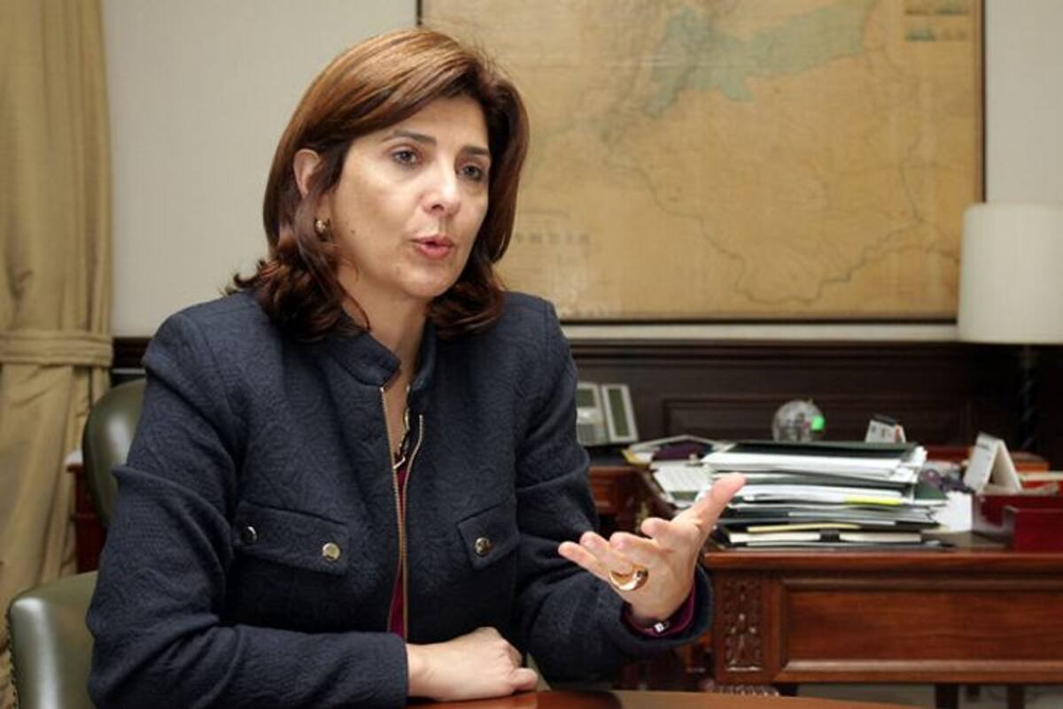 María Ángela Hoguín, ministra de Relaciones Exteriores. COLPRENSA