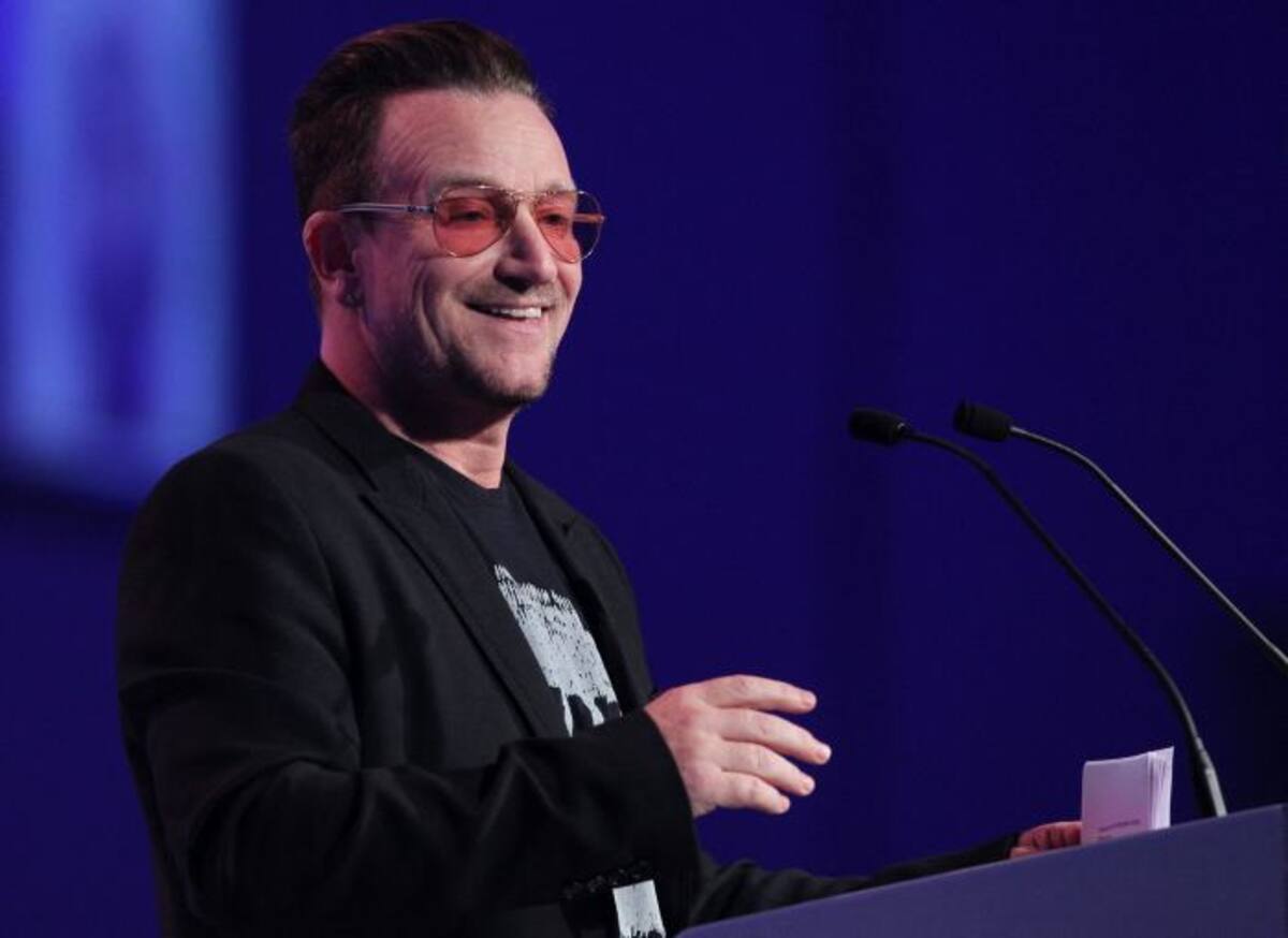 Bono, rockero irlandés. AFP PETER MUHLY