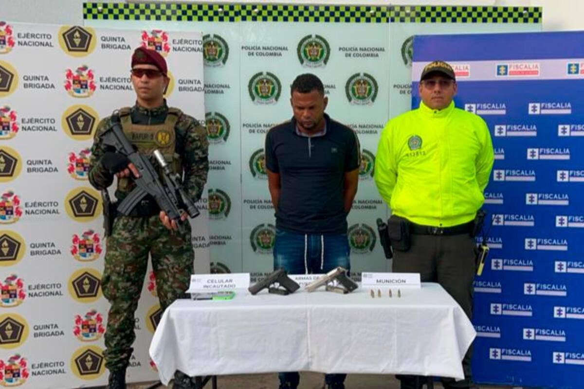 Así cayó ‘Asprilla’, quien habría atentado contra policías en una estación
