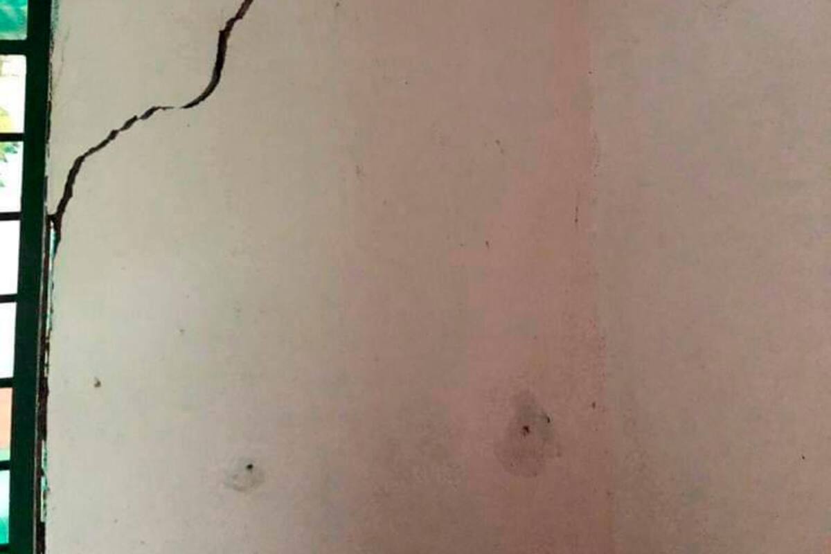 Los daños que dejó el sismo de 5,7 grados en Bolívar