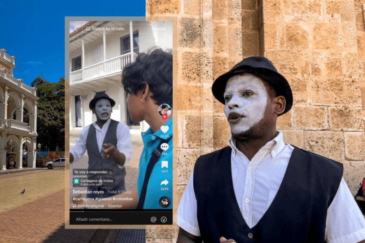Tras hacerse viral, mimo cuenta la problemática de artistas en el Centro