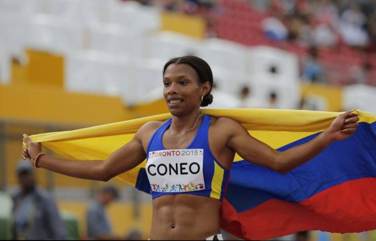 Muriel Coneo, atleta nacida en Isla Fuerte. EFE