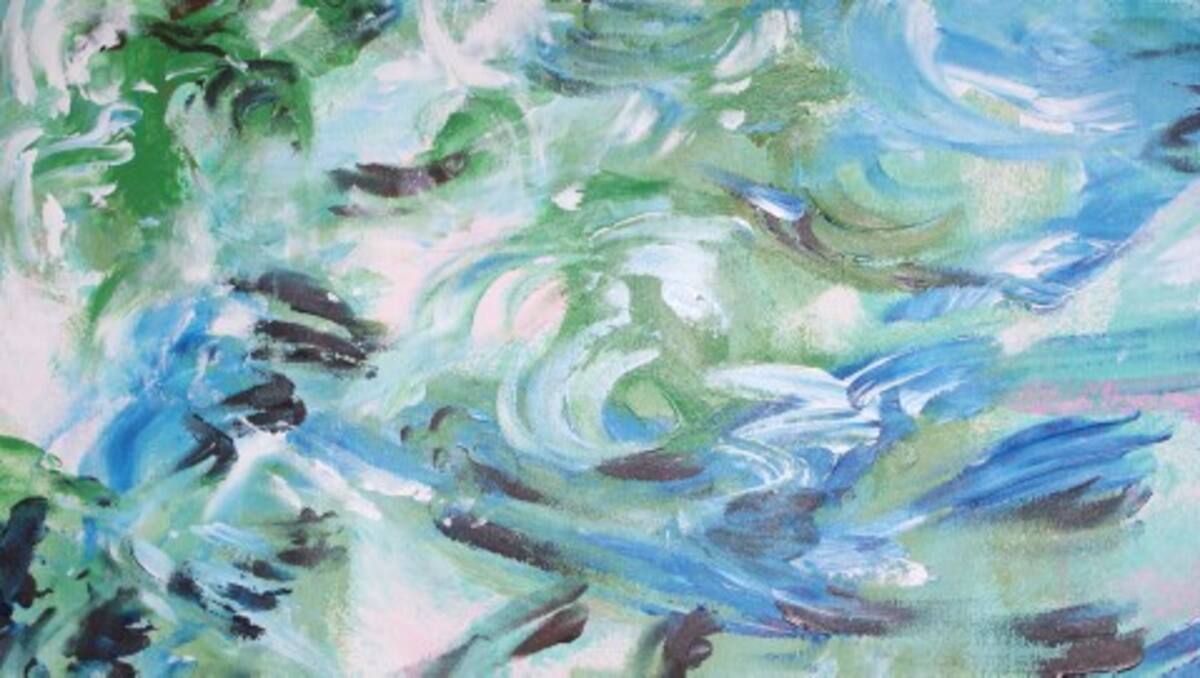 De la serie “Mar sin orillas”, que se exhibe en la Galería de la Aduana, en Barranquilla.