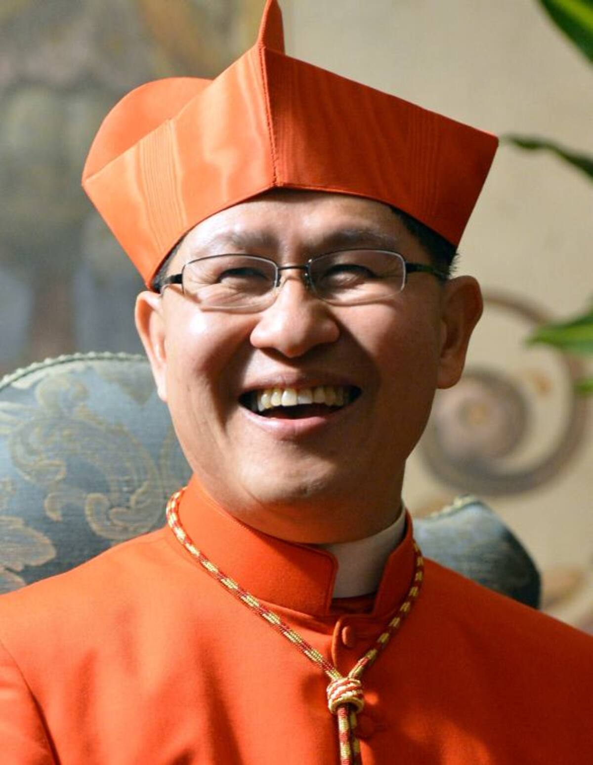 Luis Antonio Tagle - Filipino, arzobispo de Manila, de 55 años. Uno de los purpurados más jóvenes del Colegio Cardenalicio. AFP VINCENZO PINTO