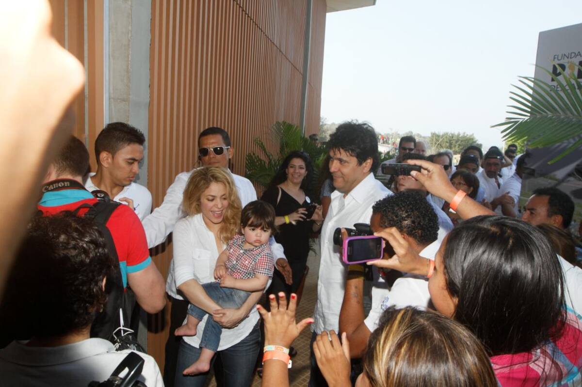 Shakira con Milán.
