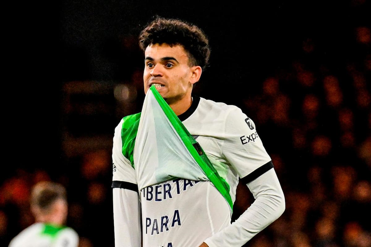Luis Díaz será titular con el Liverpool después de la liberación de su padre