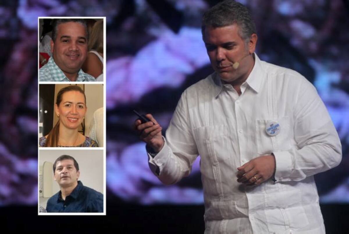 Estos eran las personas que conformaban la terna. Archivo.
