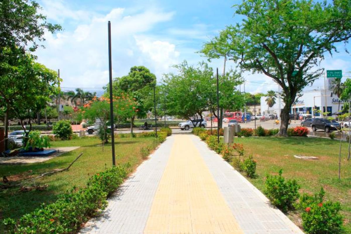 El parque de Cartagena donde se robaron hasta las bancas