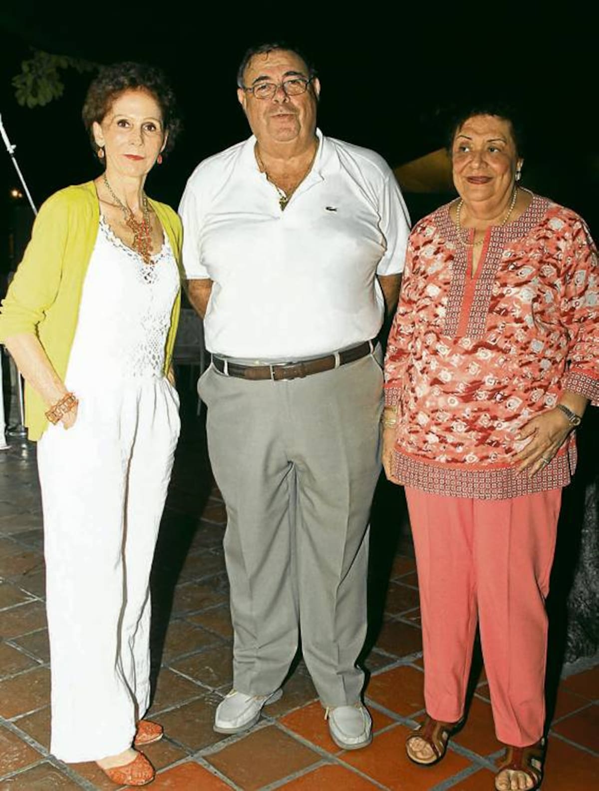 Finita de Benedetti, Humberto Benedetti y Hortensia de Otero.