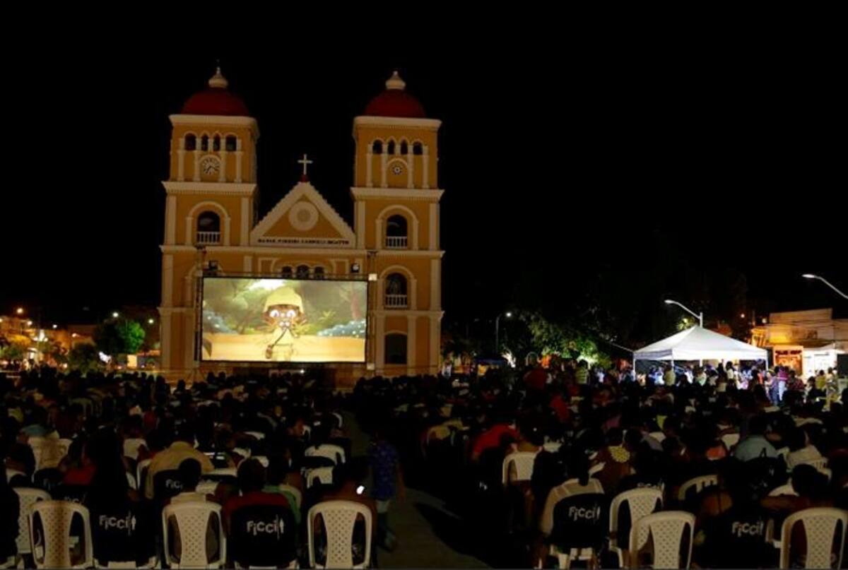 Cine en el Carmen de Bolívar. Cortesía.