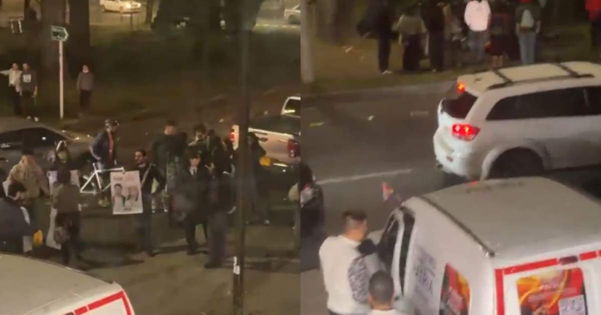 Video: Manifestantes rodearon sede de campaña de Abelardo De la Espriella en Bogotá