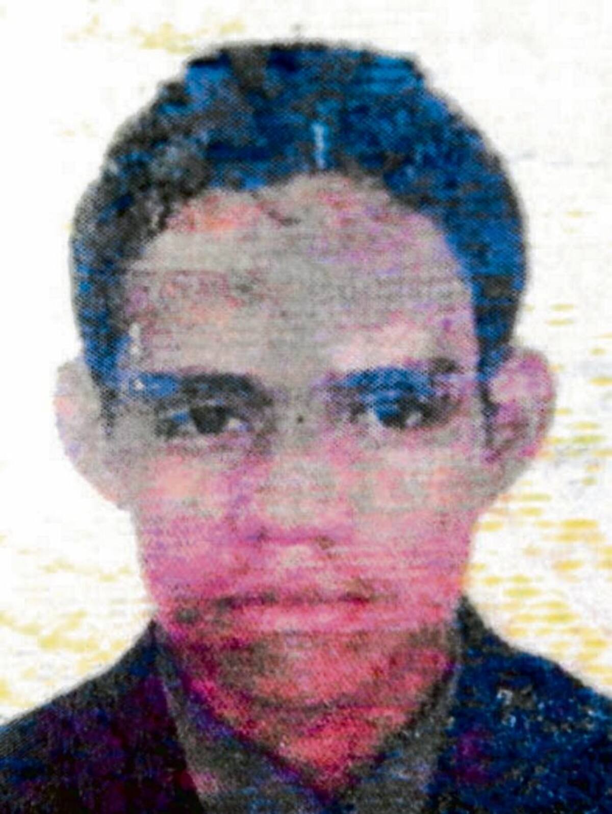 Dick López Avila murió al ser atropellado en la vía.