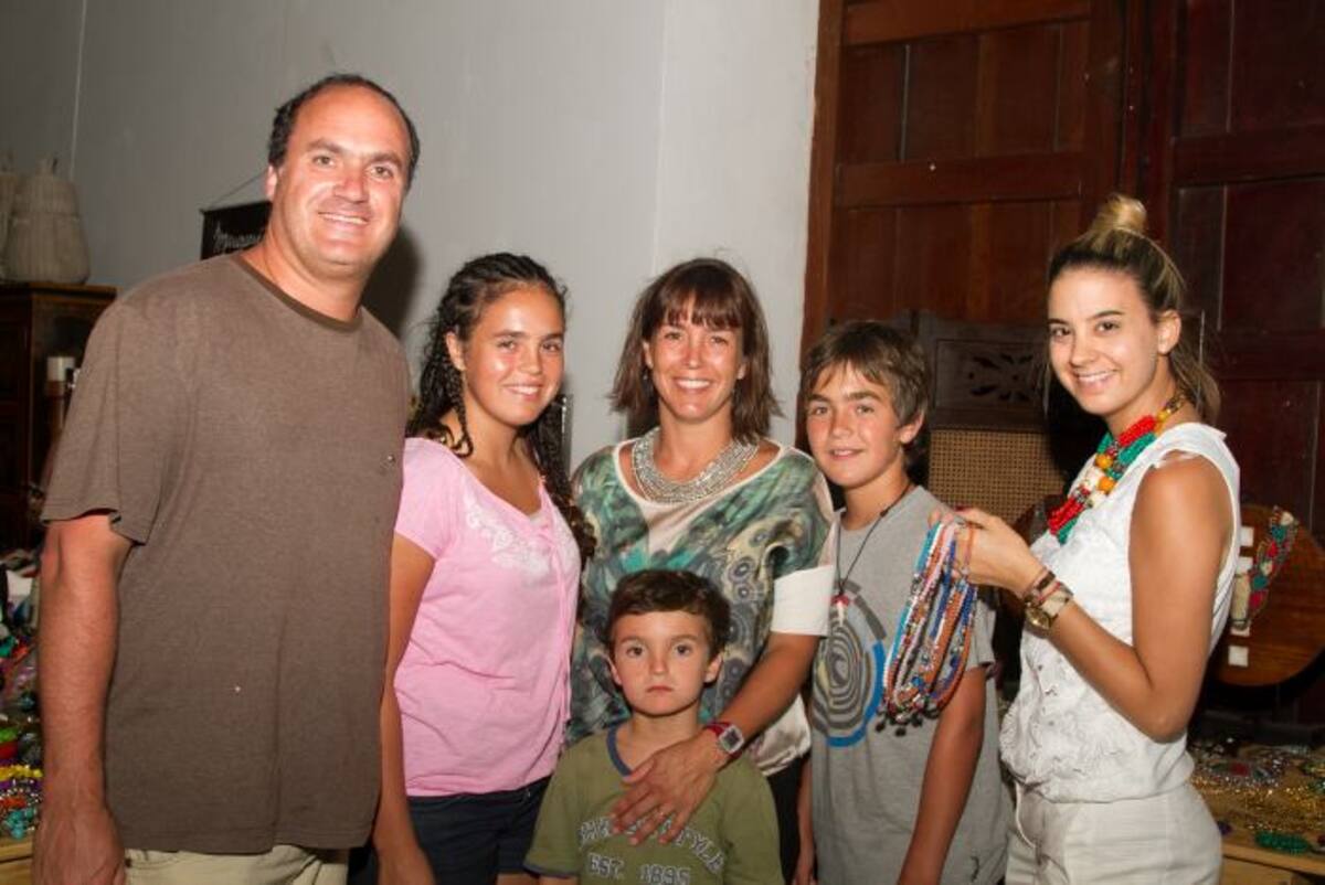 Raimundo García, Josefina García, Bernarda Oyarzun, Raimundo García Oyarzun, Santiago García y Mara Vergara.