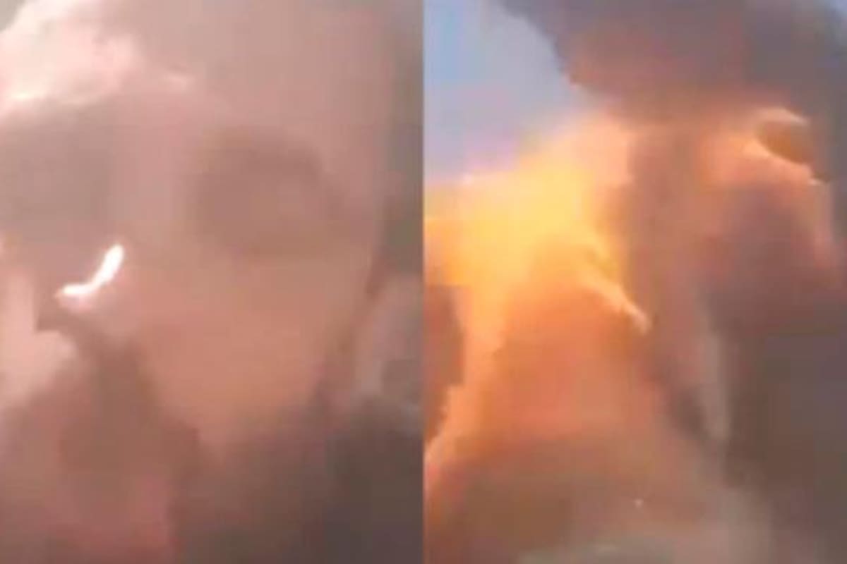 Video: futbolista se prendió fuego tras ser acusado de terrorismo