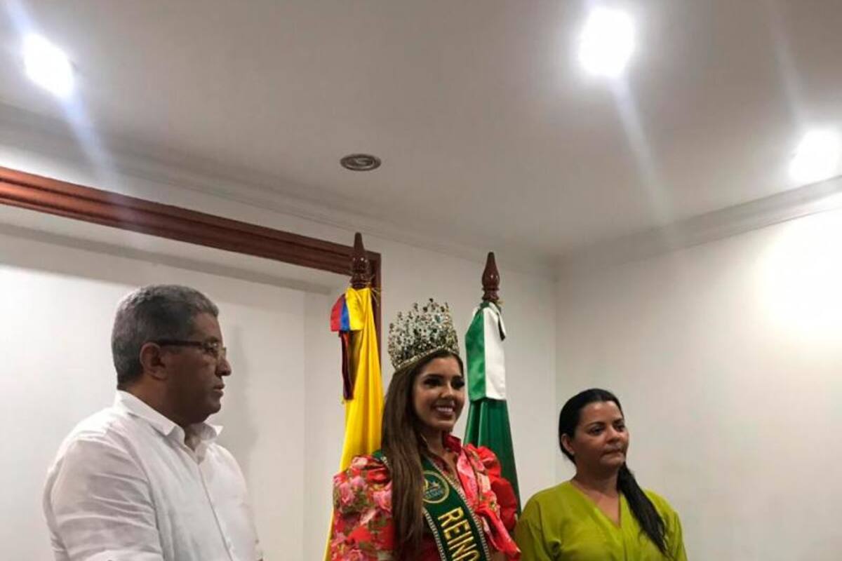 Ellen Pimienta, Reina Mundial del Banano 2019, homenajeada en La Guajira