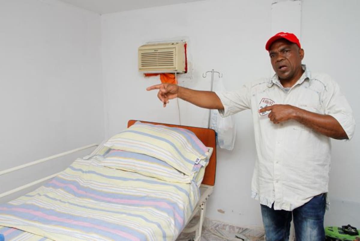 Así quedó la habitación de José Carmona. Luis Eduardo Herrán