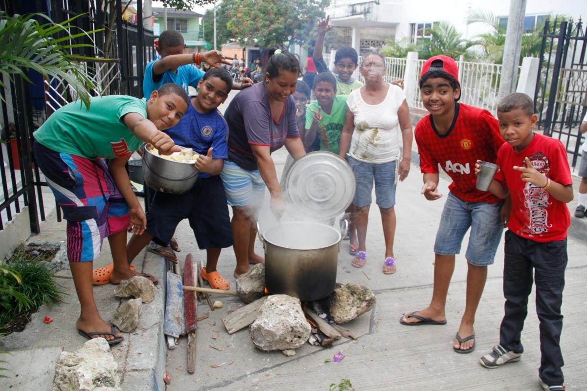 La mujer que propone un día sin hambre en Cartagena