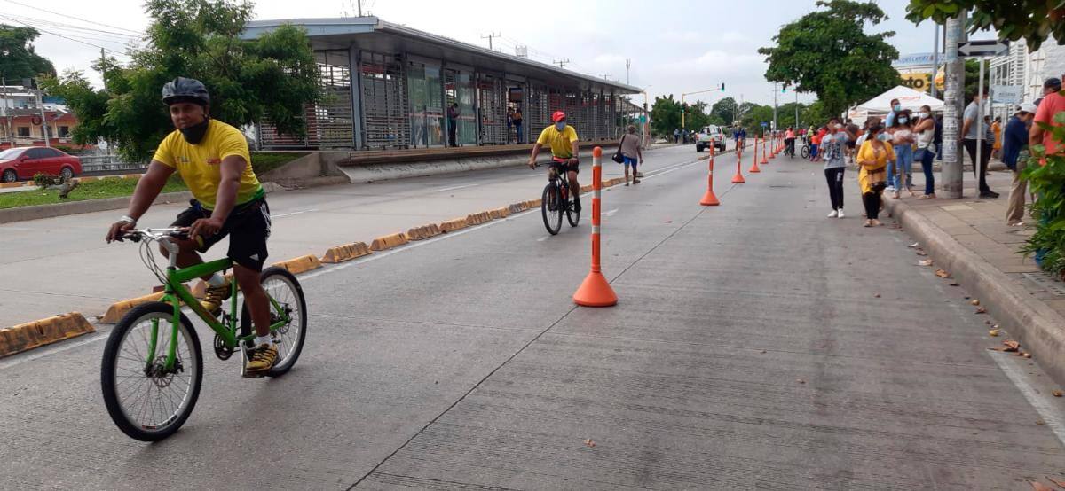 Ciclovía dominical. // LUIS EDUARDO HERRÁN
