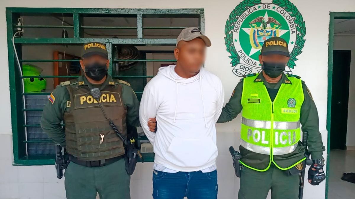 Dairo Javier Gutiérrez Puertas, capturado por el sicariato en Canapote.