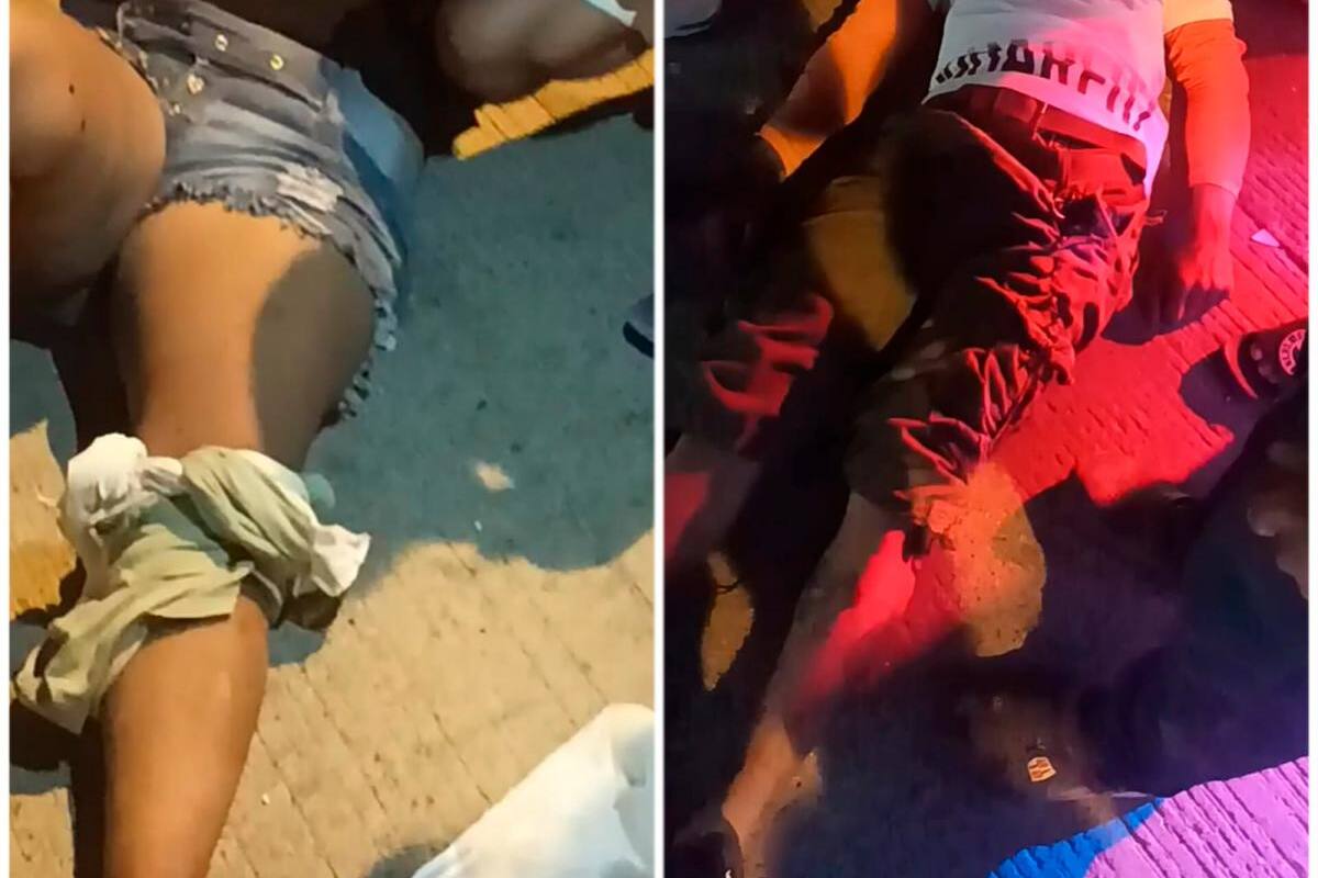 Violento choque de motos deja un muerto y 3 heridos, entre ellos una mujer