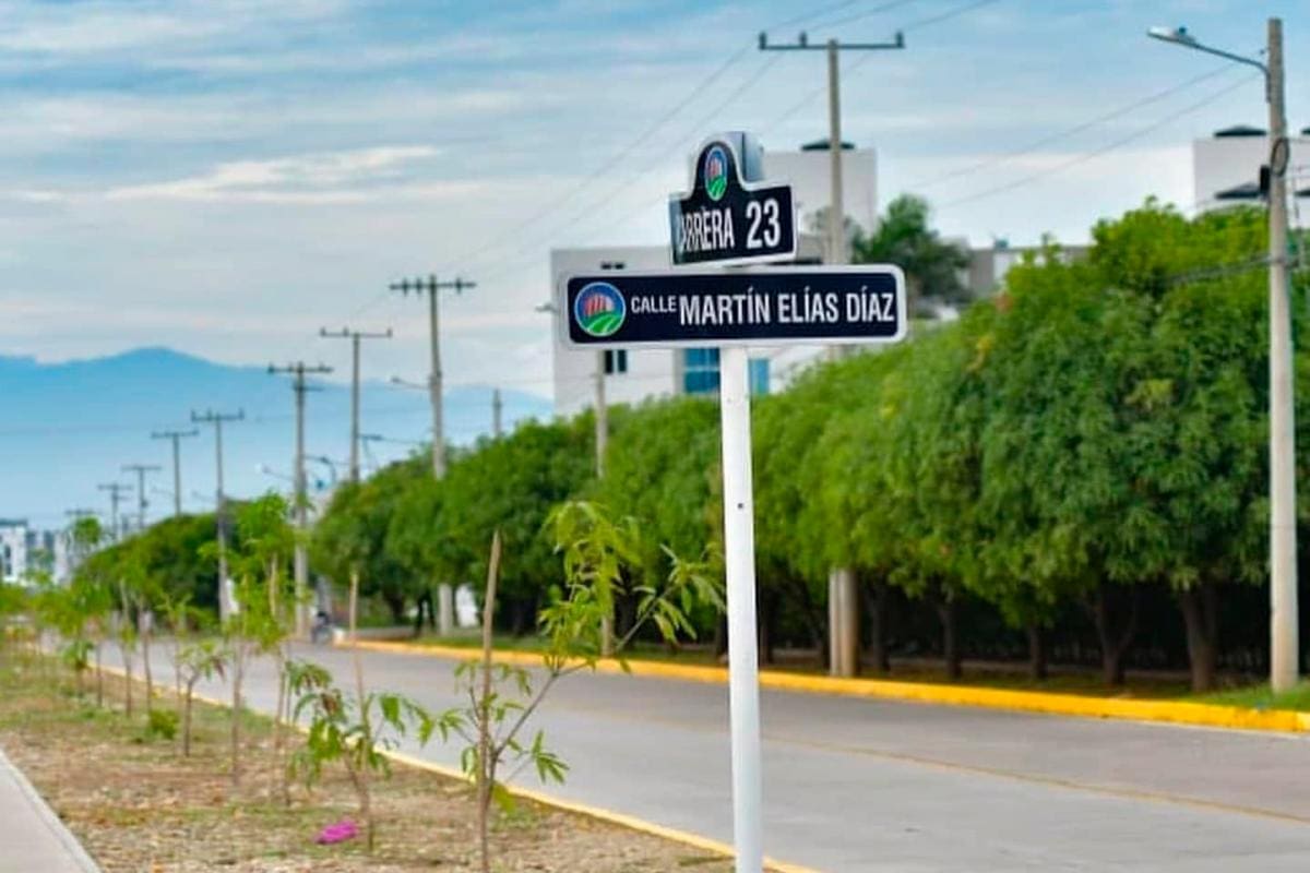 Homenaje póstumo: en Valledupar inauguran la calle ‘Martín Elías’