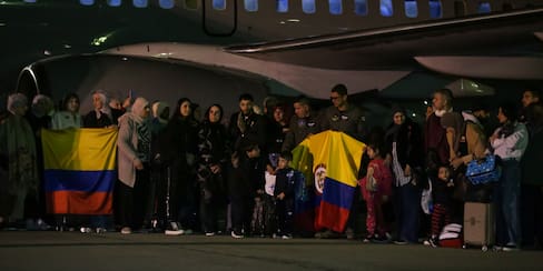 Llegaron al país los 105 colombianos repatriados del Líbano