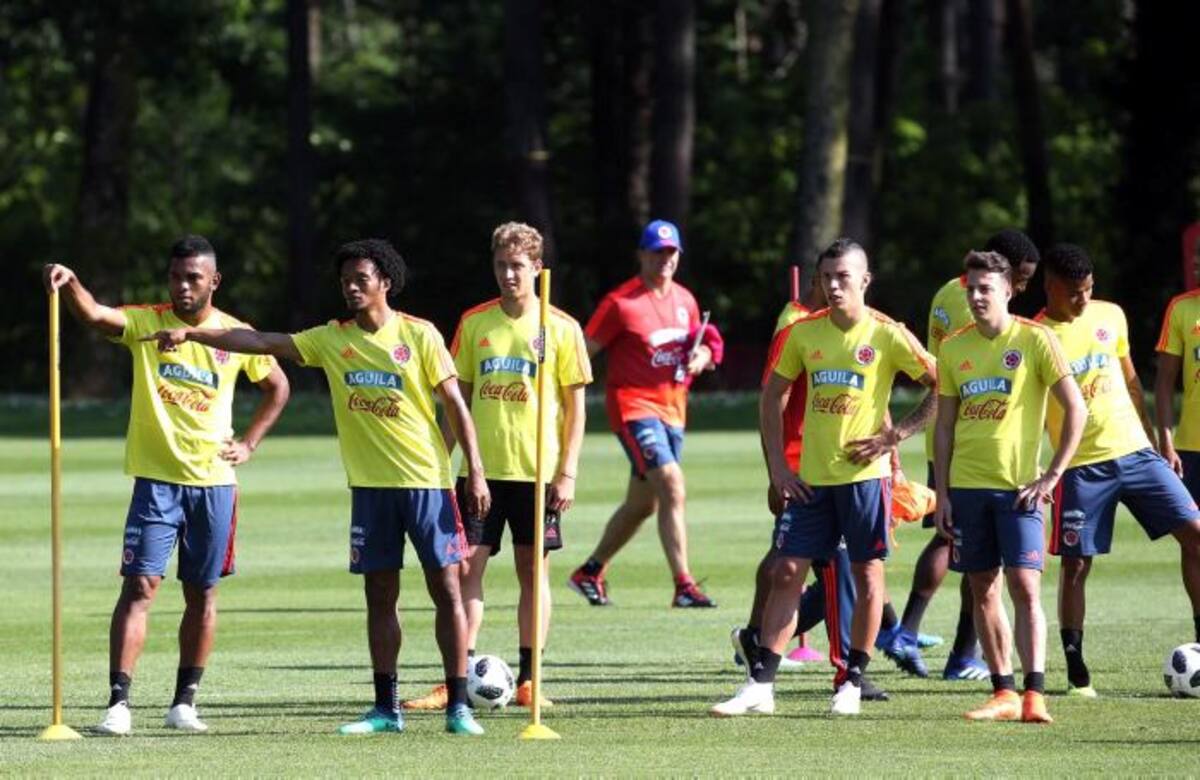 Selección Colombia de Fútbol entrena en Milán rumbo a Rusia 2018. EFE MATTEO BAZZI