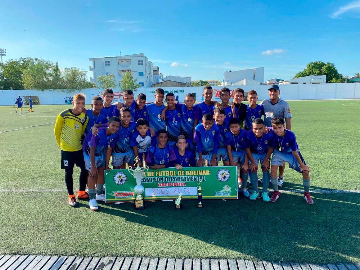 Talentos Cartageneros fue el gran campeón de la categoría 2006 Éli te. //cortesía