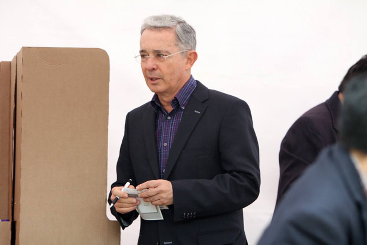 Álvaro Uribe, senador electo y expresidente de Colombia. COLPRENSA