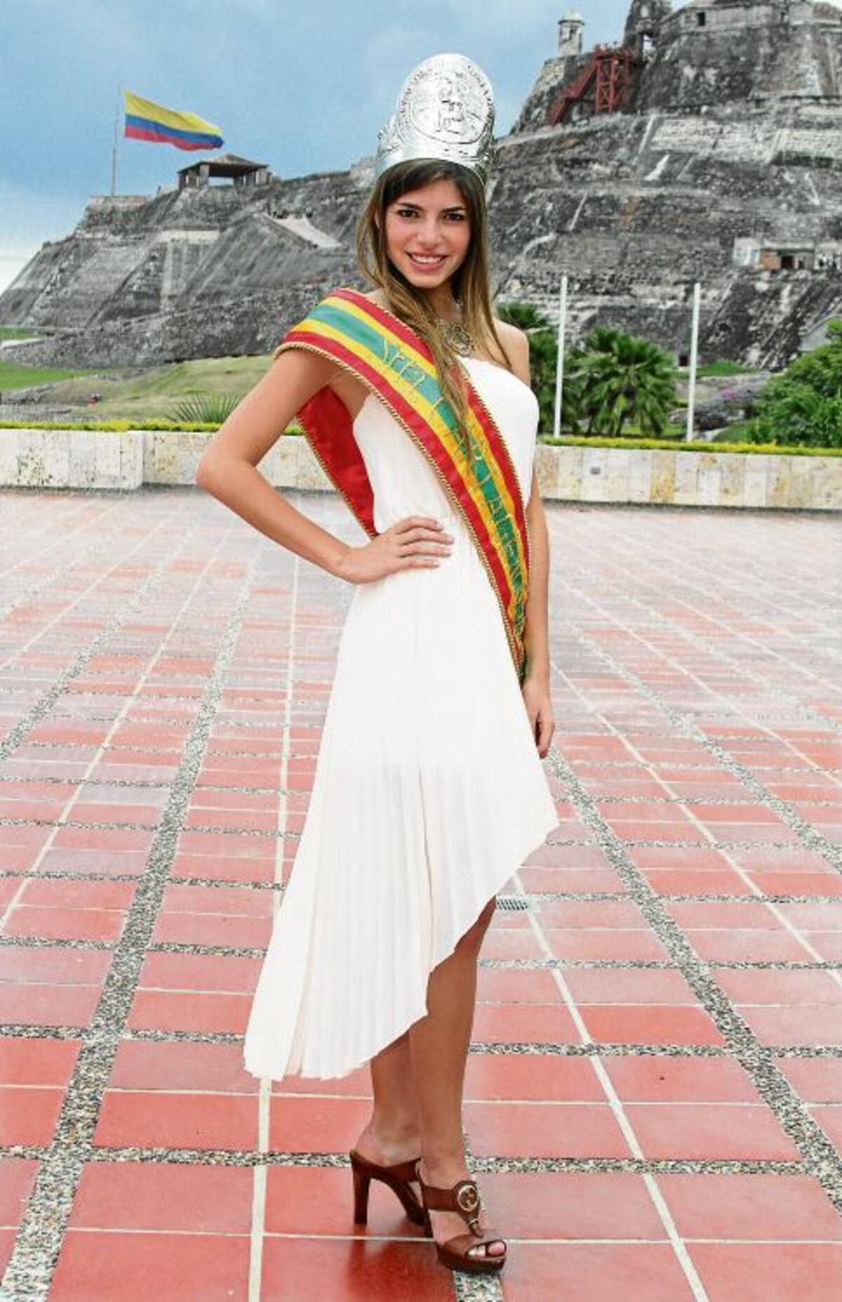 Juliana Dahl Vélez, en la terraza de El Universal.