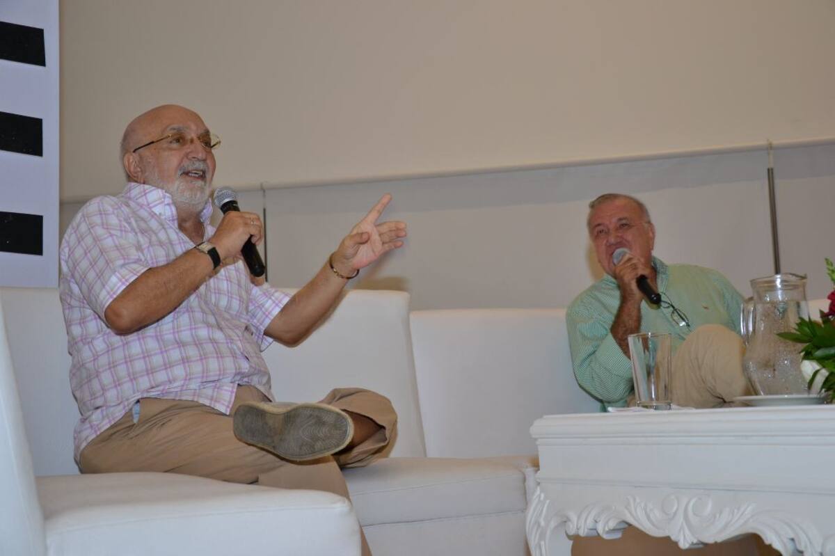 Juan Gossaín y Manuel Domingo Rojas.
