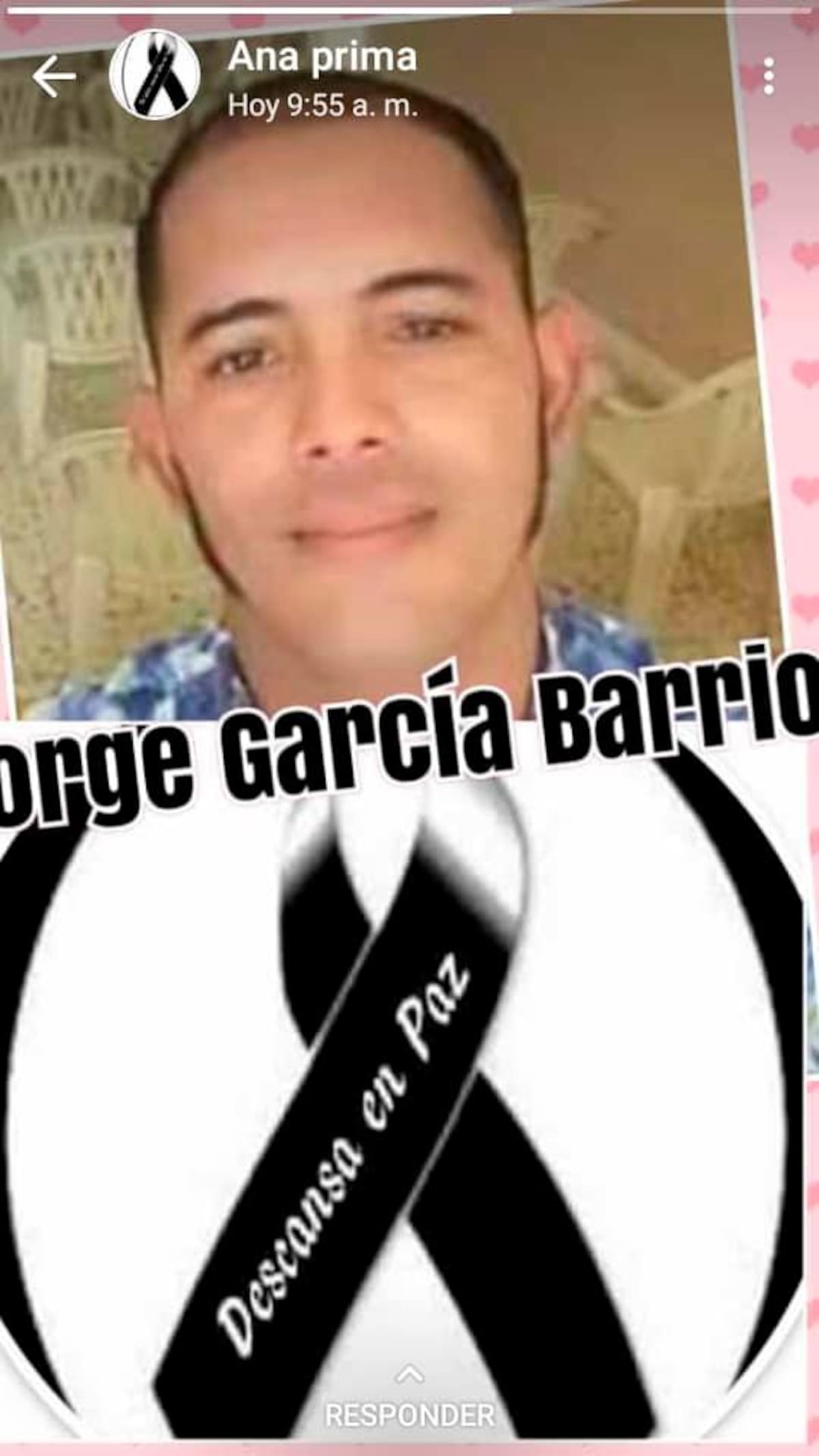 Jorge García Barrios, una de las víctimas.